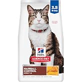 Hill's Science Diet, Hairball Control, Adult 1-6, Dry Cat Food, 1.58kg | Hill's is Recommended by 9 out of 10 Canadian veteri