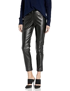 calvin klein faux leather pants