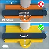 XEEMYX 2 Pack Contour Gauge with Lock 5" & 10" Plastic Profile Tool for view 4