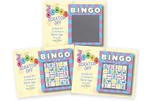 My Scratch Offs 26 Pack Bingo Easter Games Scratch Off Cards Fun and Easy for Easter Party Favors