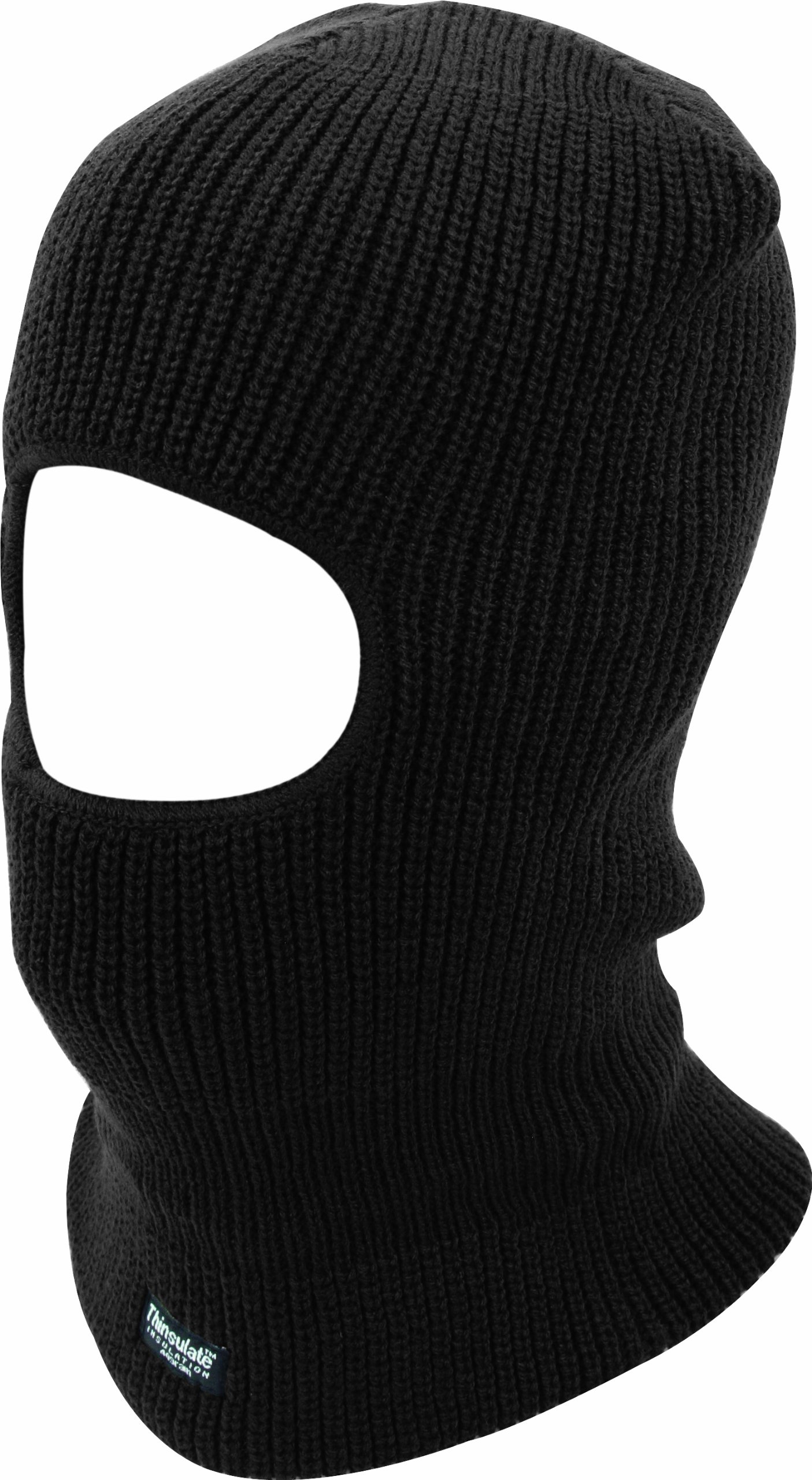 Highlander Open Face Thinsulate Balaclava - Black, One Size
