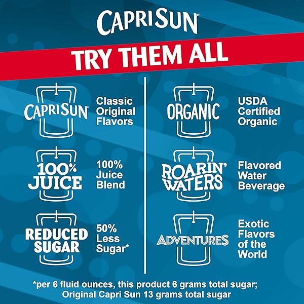 CAPRI SUN FRUIT PUNCH – 10PK/6 FL OZ POUCHES