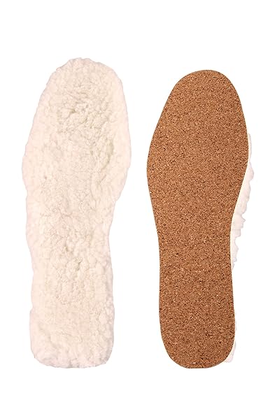 biped Premium Lammfell Einlegesohlen mit Kork Unterseite z1023