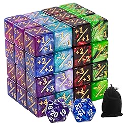 50 MTG Counters Dice Marble Bulk Spindown Life
