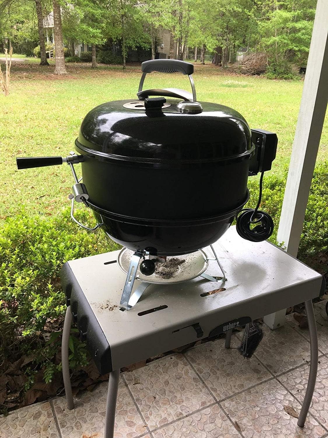 Onlyfire Universal Grill Electric Replacement Rotisserie Motor 120 Volt 4 Watt On/Off Switch, Black : Garden & Outdoor