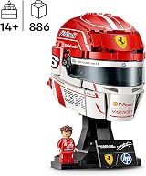 LEGO Editions Scuderia Ferrari HP Charles Leclerc Helmet 43014 F1 Kit view 2