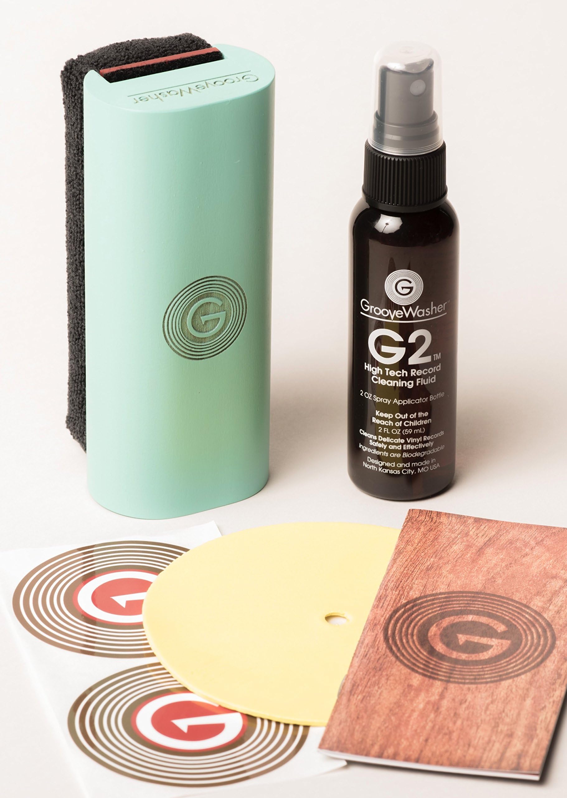 GrooveWasher Record Cleaning Kit-South Beach Green