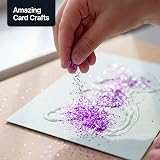 Hemway Fluorescent Purple Glitter Shaker Extra Chunky 130g view 6