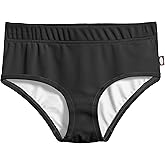 High-Waisted UPF 50+ Swim Briefs in Red by City Threads