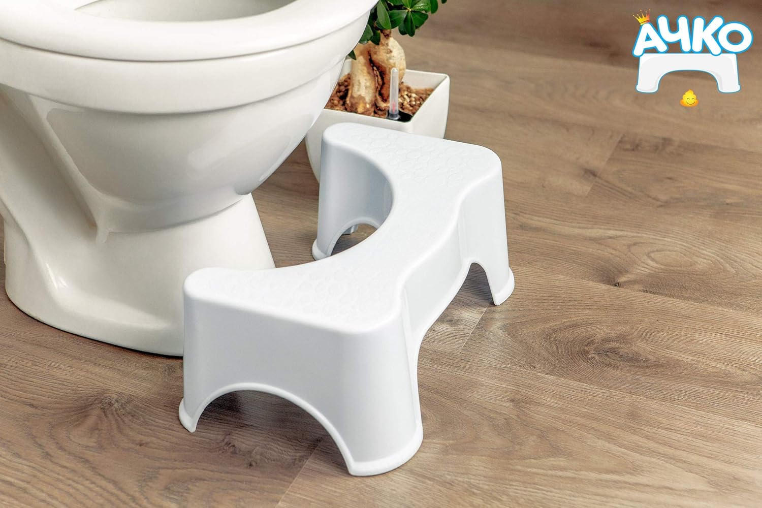 Sgabello Step In Bambù StrongTek - Scalino Antiscivolo Per Letti Alti, Bagno E Cucina, Portata 150kg - Foto 9