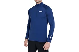 TCA Men's Winter Run Half-Zip Long Sleeve Running Top