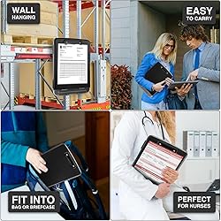 Sooez Clipboards with Storage, High Capacity Clip