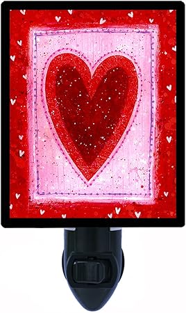 Amazon Com Valentine Night Light Artsy Heartsy Other Holiday Furniture Decor