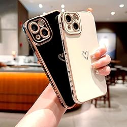 ROUTDOM Compatible with iPhone 14 Plus Heart Case