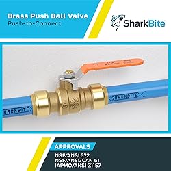 SharkBite 3/4 x 3/4 in PTC Ball Valve, Pack of