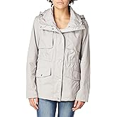 Cole Haan womens Short Packable Rain Jacket