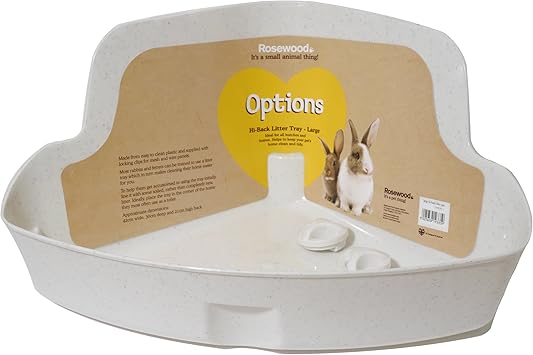 Rosewood Corner Rabbit Litter Tray Large Amazon Co Uk Pet Supplies