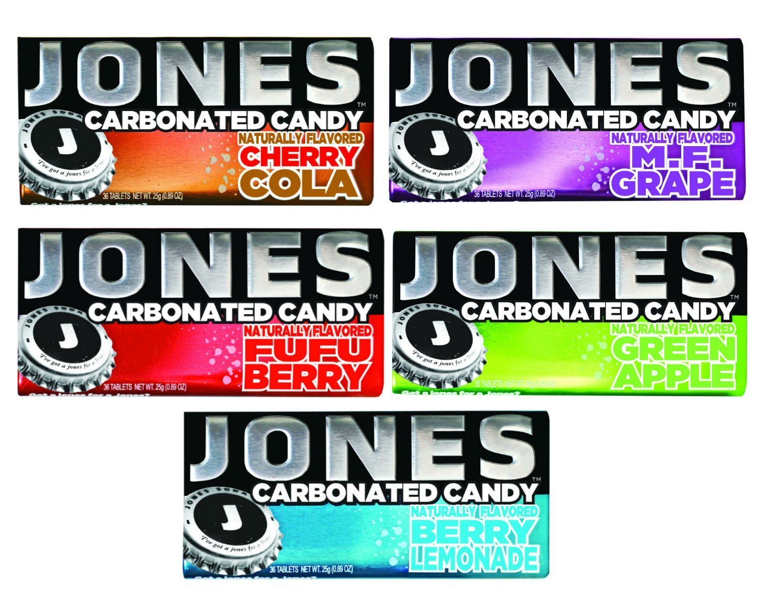 Jones Soda Candy 5 Flavor Variety Pack Buy Online in India at