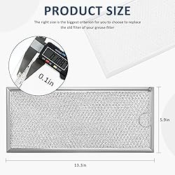 2 Pack Microwave Grease Filter Compatible with