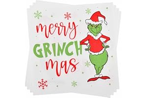 100PCS Christmas Paper Napkins, Disposable Party Napkins Decoration, Merry Christmas Cocktail Napkins for Holiday New Year Xm