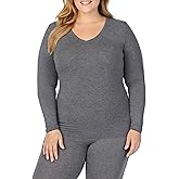 Cuddl Duds Softwear with Stretch Long Sleeve V-Neck