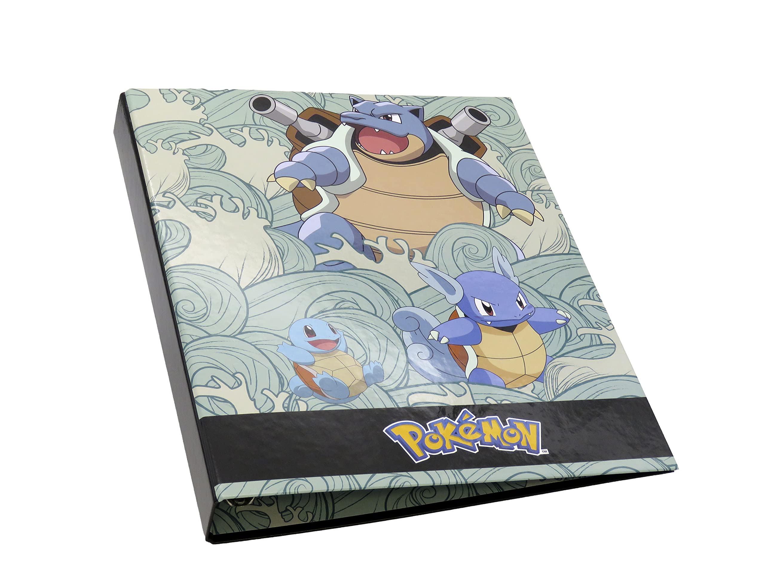 Pokémon - 4 Ring Binder, School Supplies, Binder, Carpesan, Sorter, Blue, Official Product (CyP Brands), Green, 0, Traditional