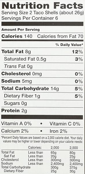 GARDEN OF EATIN’ TACO SHELLS, YELLOW CORN, 5.5 OZ