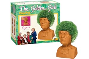 Chia Pet Golden Girls - Sophia with Seed Pack, Decorative Pottery Planter, Easy to Do and Fun to Grow, Novelty Gift, Perfect for Any Occasion