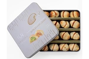 Amalina Gourmet 100% All Natural Assorted Maamoul with Pistachios & Walnuts 800g/1.8lb