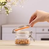 Kilner Square Clip Top Jar 250ml Airtight Glass Jar for Spices Herbs Nuts view 3