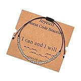 JoycuFF Morse Code Bracelets for Women Gifts for