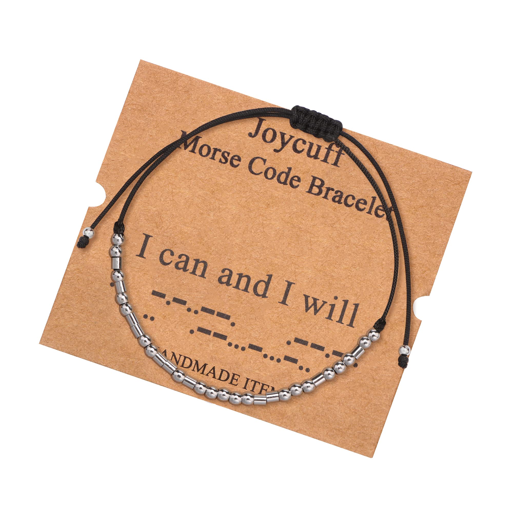 JoycuFF Morse Code Bracelets for Women Gifts for