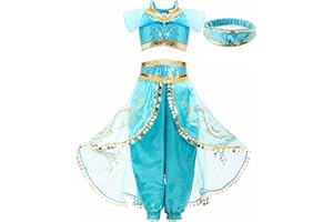 Funna Costume for Girls Princess Kids Dress Up Outfit Party Supplies