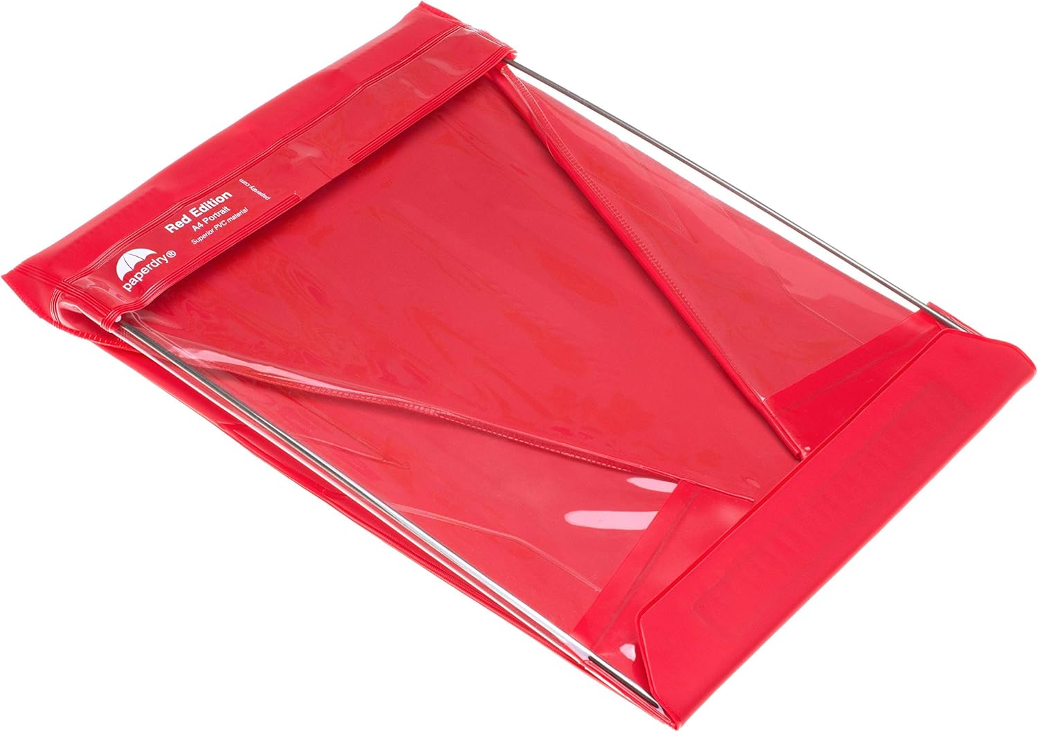 Waterproof Clipboard A4 Portrait by Paperdry, Red, Superior PVC Plastic with Cold Protection - Image 5