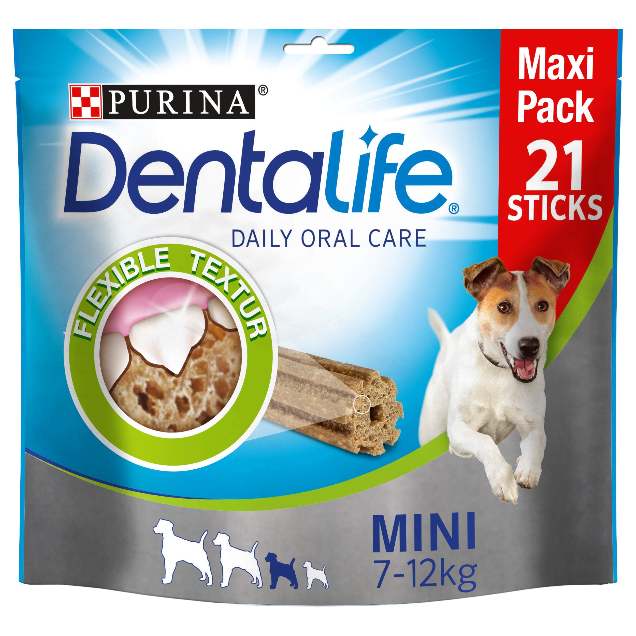 PURINA DENTALIFE Dog Dental Care Snacks, Maxi Pack, for Small to Large Dogs, Reduces Tartar Formation