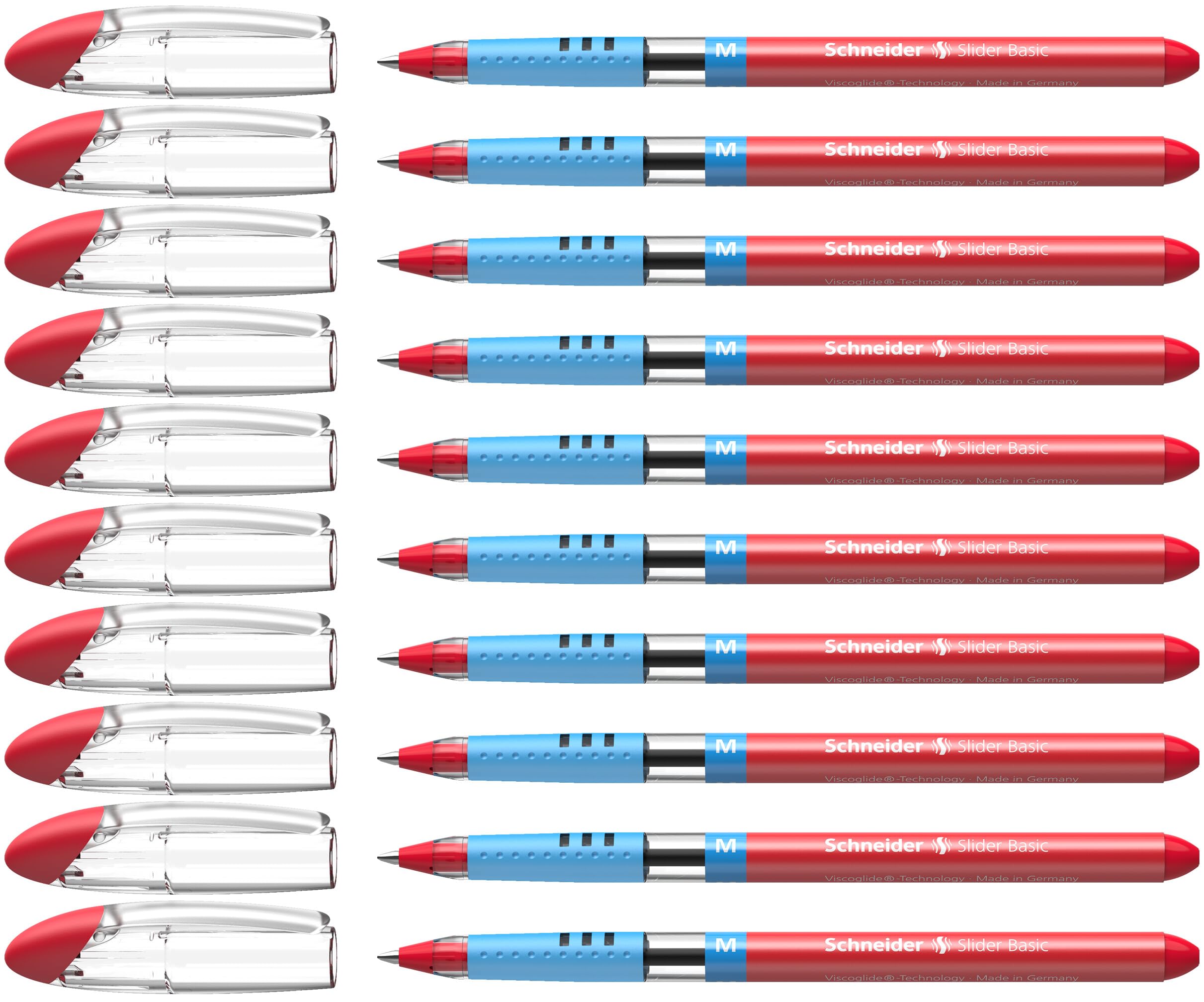Schneider Slider M 151102 Ballpoint Pen Red Pack of 10