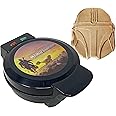 Star Wars Mandalorian Helmet Shaped Waffle Maker - Star Wars Kitchen Appliances, Mandalorian Gifts