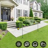 SEGNAYEN 94cm Shepherds Hooks for Garden Lights, 2 Pack, Adjustable view 3
