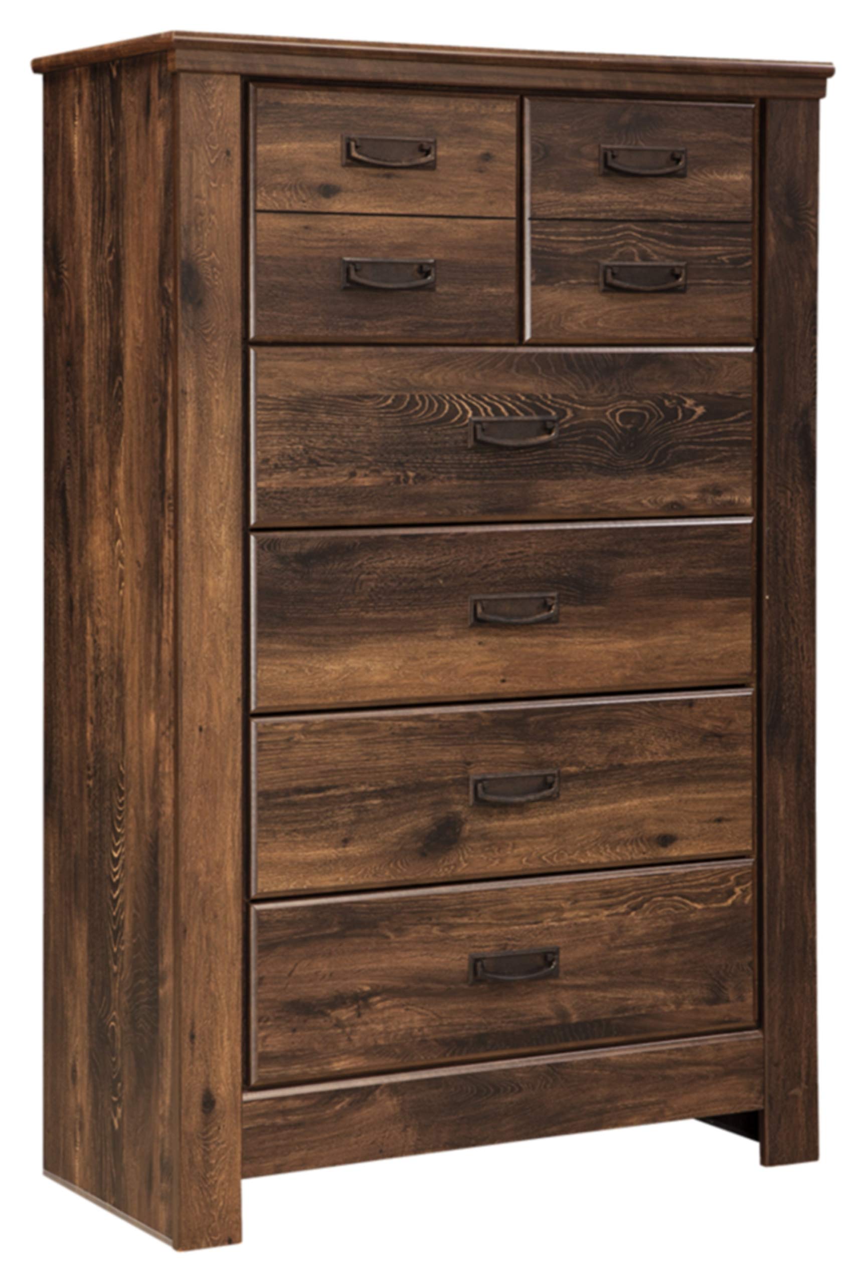 Ashley Furniture Signature Design 5 Drawers Chest Storage Dark Brown ...