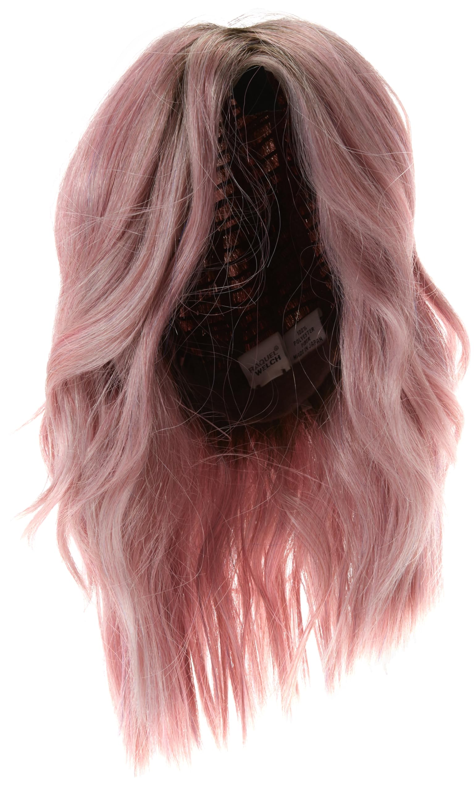 Photo 1 of Raquel Welch Big Spender Shoulder Length Pageboy Wig With Sophisticated Tumbled Waves by Hairuwear, Average Size Cap, Pink