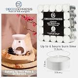 DECO EXPRESS Tea Lights Multipack White 25 50 100 200 Burn 4 8 or 10h view 6