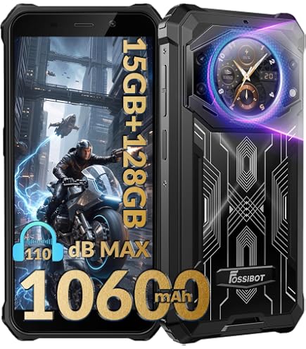 Amazon.com: FOSSIBOT F109S Rugged Phone Unlocked(2026), 24GB+256GB