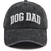 Czantyyn Dog Dad Hats for Men, Funny Cotton 3D Embroidered Dog Lover Baseball Cap