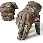 MVPTOO Motorcycle Riding Gloves for Men - Touchscreen, Rubber Guard & Anti-Slip for Tactical Airsoft Paintball Driving Dirt Bike Glove