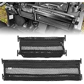 KEMIMOTO Dash Storage Nets Compatible with Can-Am Defender | OE Replacement 715003129, Accessories Storage Nets, Zippered Access, Dual Entry Design, Upgraded Bottom Stickers, Secure Hold