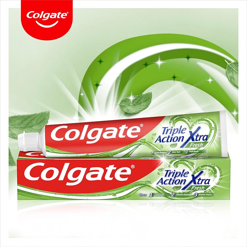 Triple Acción Xtra Fresh, Pasta de Dientes, Pack 12x75 ml
