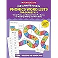 The Ultimate Book of Phonics Word Lists: Grades K-1