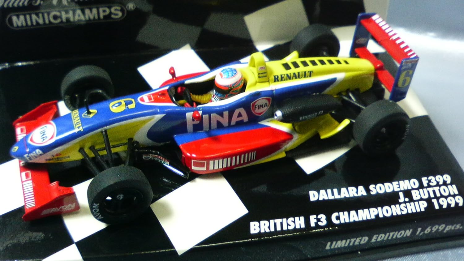 Amazon Minichamps 1 43 ダラーラ F399 イギリスf3選手権 1999年 ジェンソン バトン プラモデル 通販
