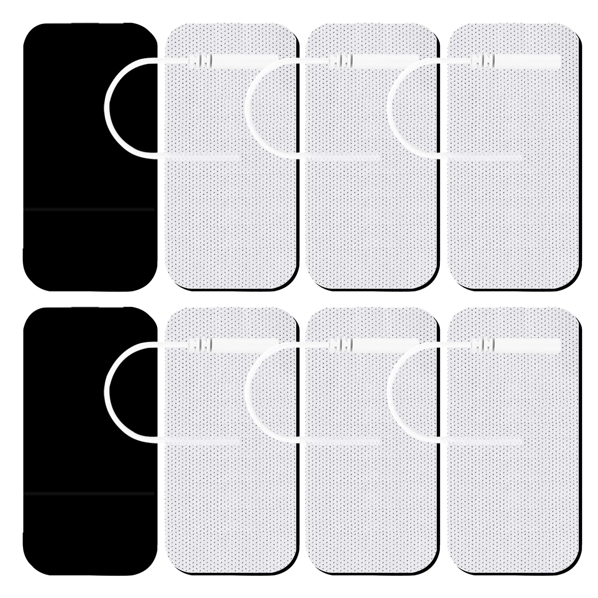 Med-Fit TENS Self-Adhesive Pads: 16 Pads (4 Packs) of Durable 5cm x 10cm Pads for Effective Pain Relief & Management - Perfect for Back, Muscle & Joint Pain - Compatible with Most TENS Machines