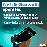 Shelly Plus i4 WiFi Smart 4-Digital Inputs Controller Alexa App No Hub Required view 4